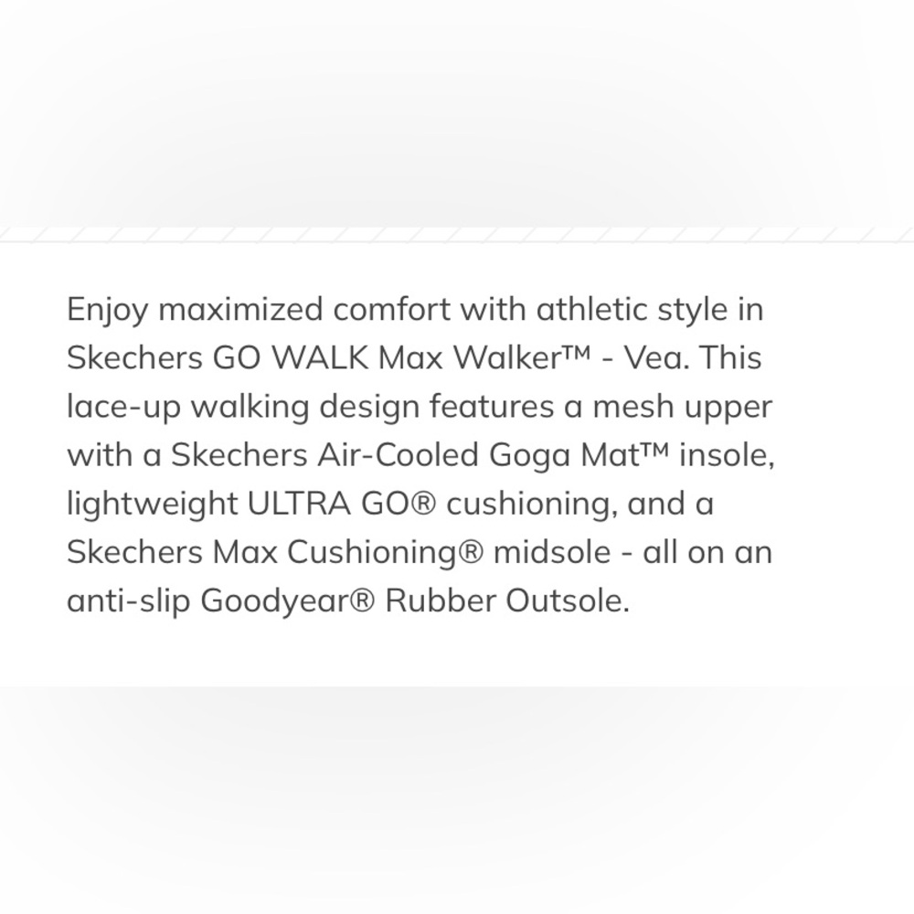 SKECHERS GO WALK MAX WALKER Women's Gray and Lavender Athletic Shoes - Picture 15 of 15